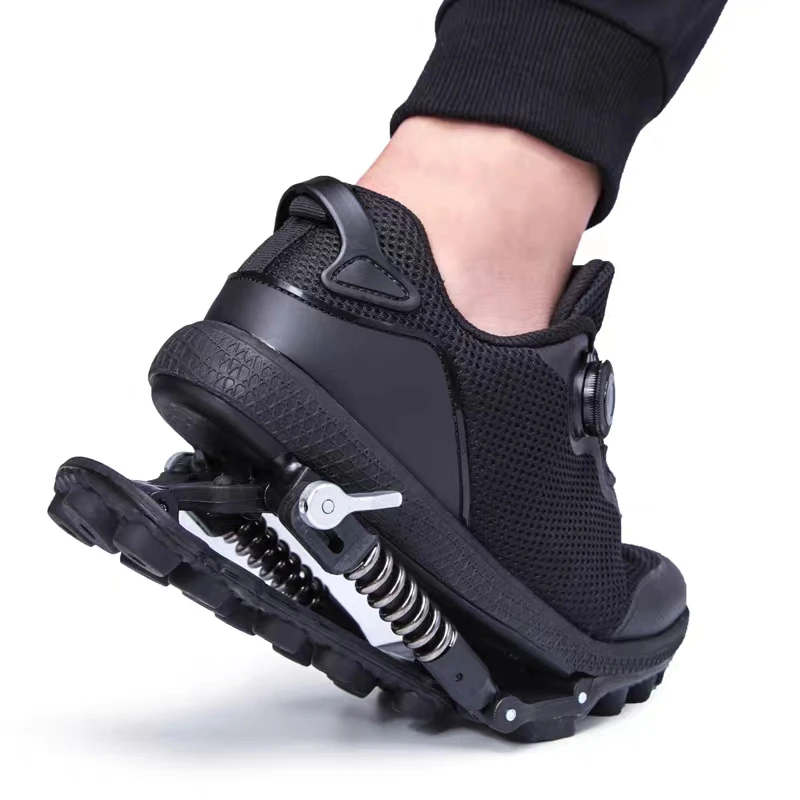 Running Shoes - Çelik Yaylı Tel Bağcıklı Mekanik Ayakkabılar,