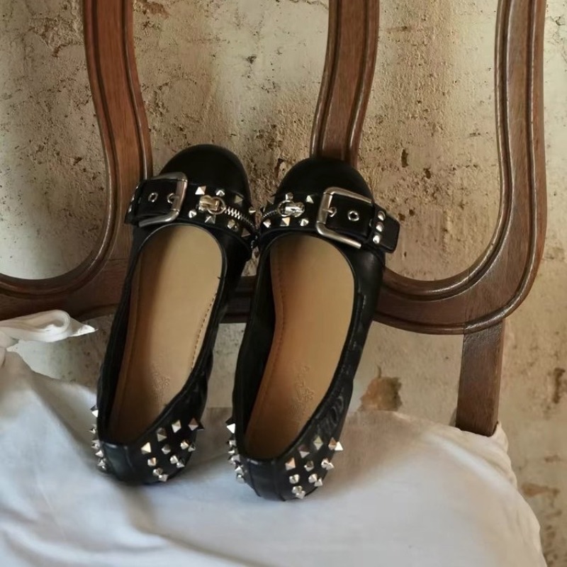 Women'S Shoes - Bolt Yuvarlak Başlı Tek Ayakkabı Kadın